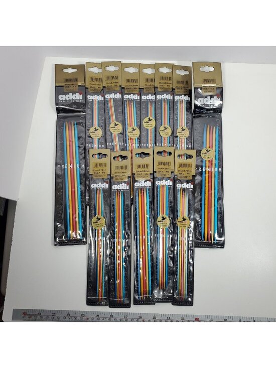 Addi Other - Addi Premium Colibri Double Pointed Knitting Needles 20cm 23cm Lot 13 Sets